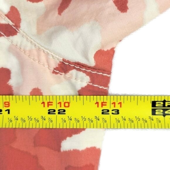 Columbia West Bluff Hooded Jacket Women Size L Pink Camo Front Zip Cinched Waist - Picture 11 of 13